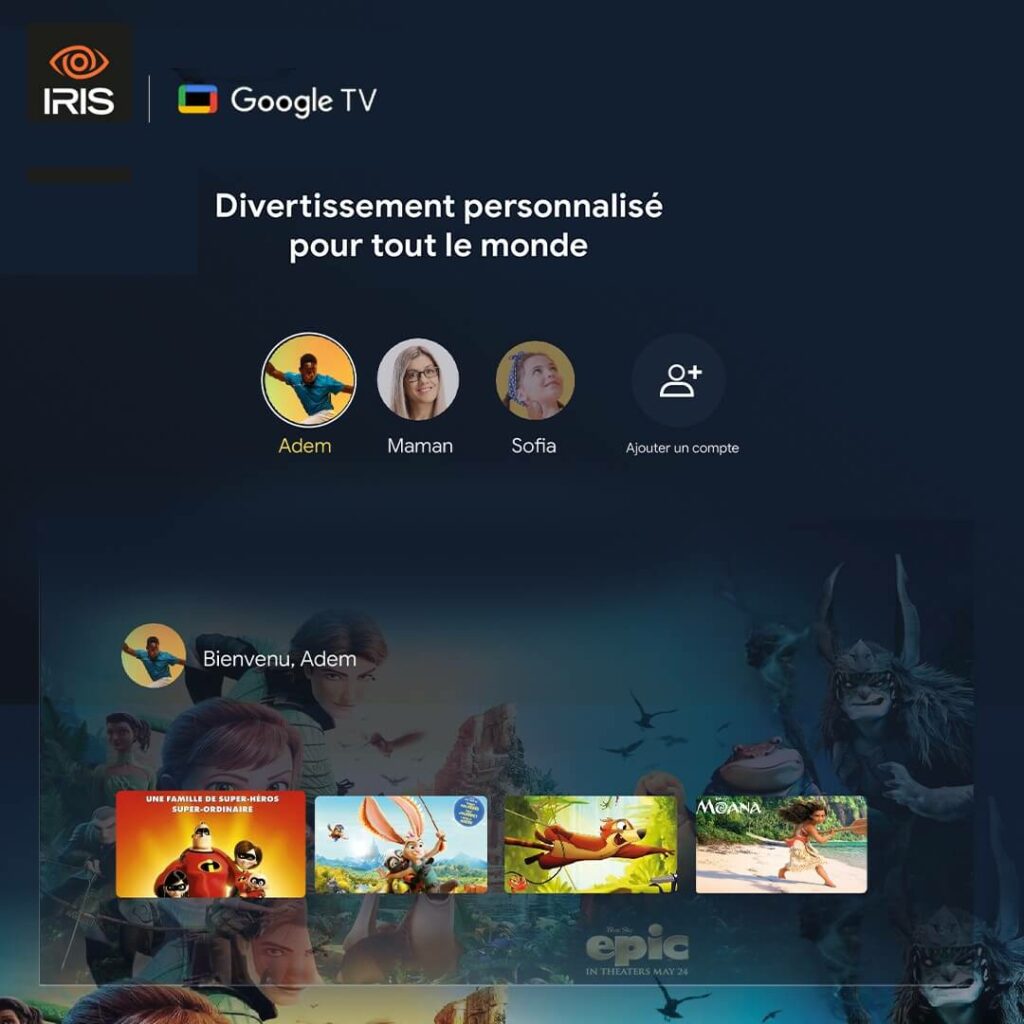 ⁦تلفزيون IRIS 40 بوصة FHD جوجل TV - Tv Iris 40" fhd google tv⁩ - الصورة ⁦2⁩