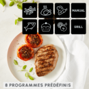 Air Fry Moulinex & Grill Double Bag 8.3l Degital - مقلاة وشواية مولينكس مزدوجة 8.3 لتر رقمية