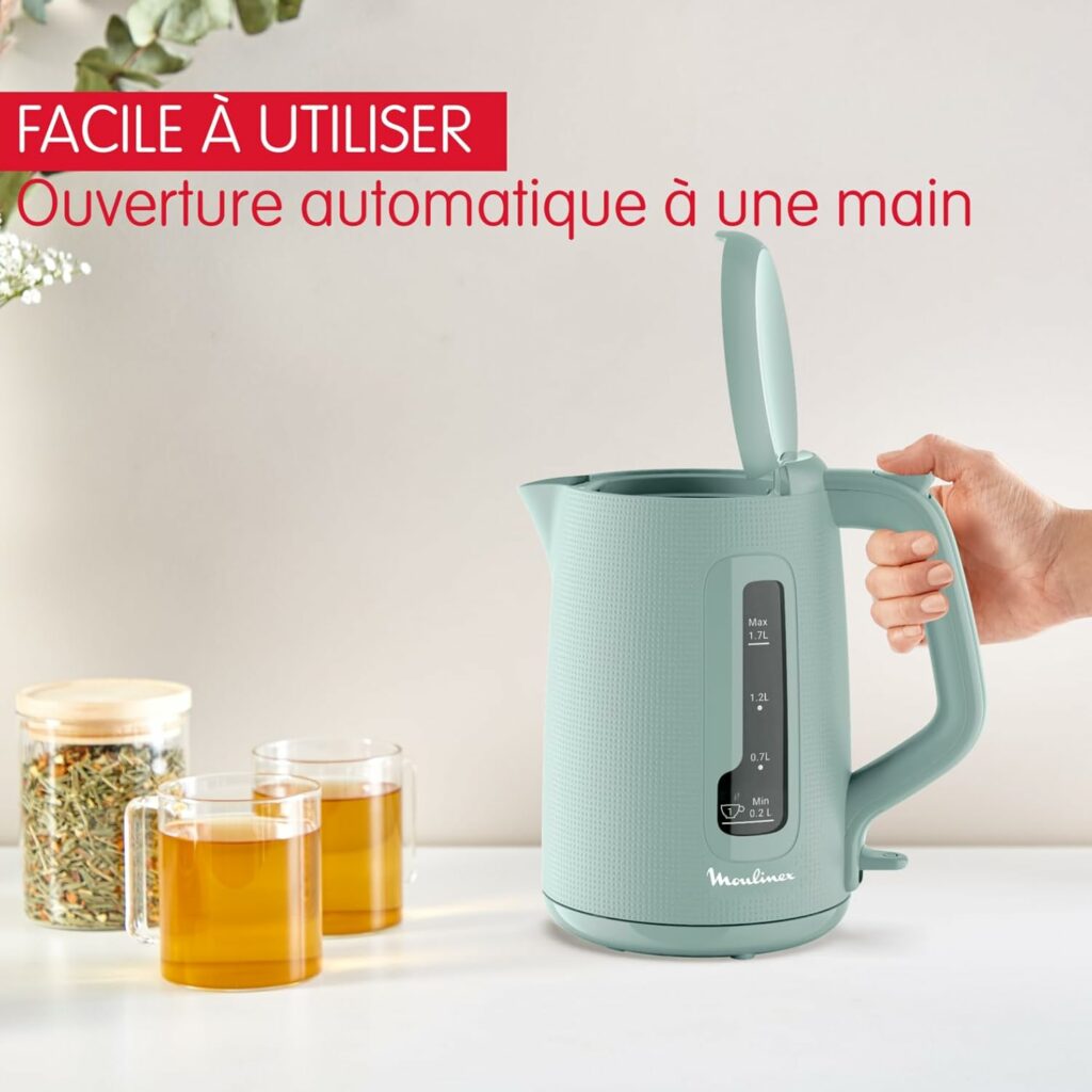 ⁦غلاية كهربائية Moulinex Morning Plus – أناقة وفعالية في كل فنجان!⁩ - الصورة ⁦4⁩